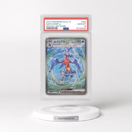 2023 Pokémon Sv3a-Raging Surf #085 Garchomp EX - Holo Special Art Rare (PSA 10 GEM MINT)