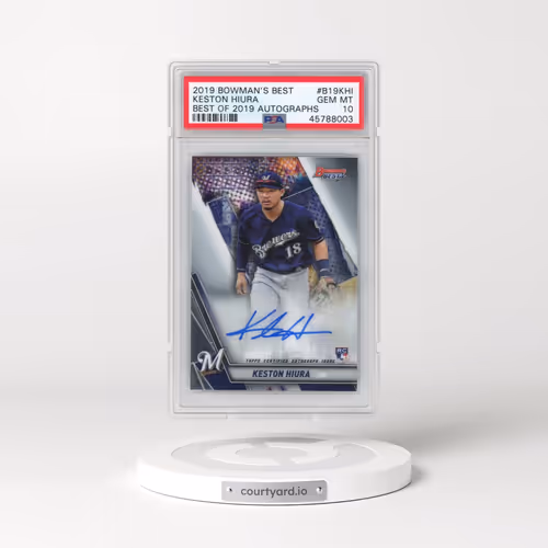 2019 Bowman's Best Best of 2019 Autographs #B19KHI Keston Hiura (PSA 10 GEM MINT)