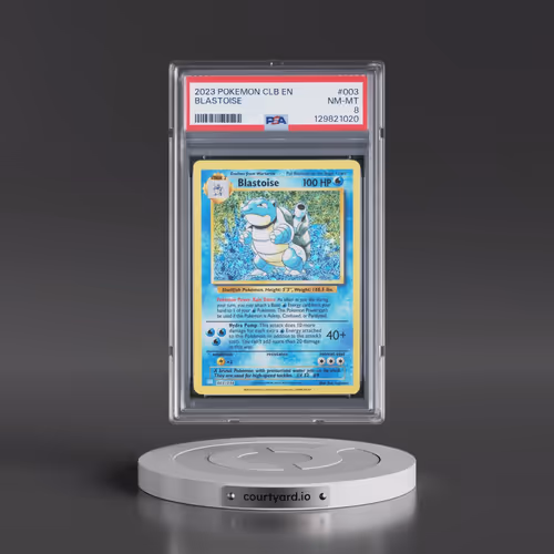 2023 Pokémon Clb-Trading Card Game Classic Blastoise & Suicune EX Deck #003 Blastoise (PSA 8 NM-MT)