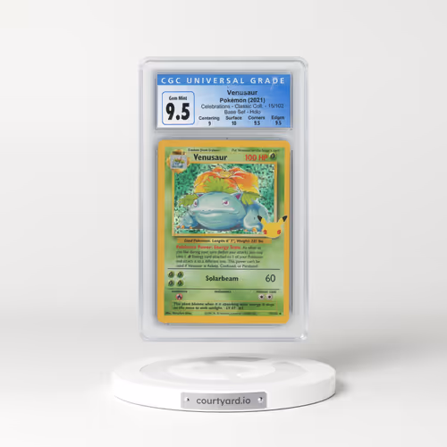 2021 Celebrations - Classic Collection #15/102 Venusaur - Base Set Holo (CGC 10 GEM MINT)