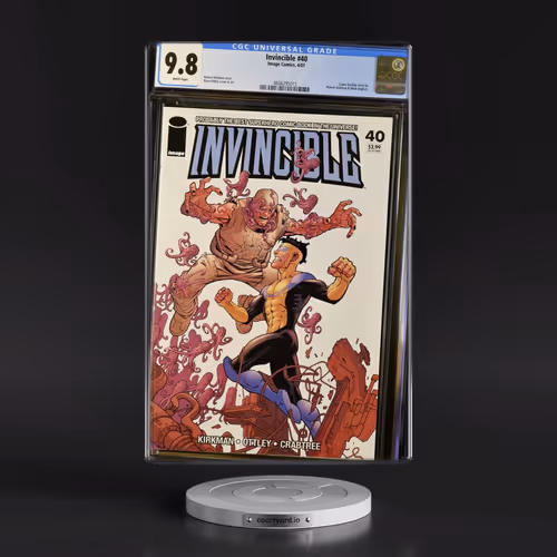 Invincible #40 CGC 9.8 White Pages (Image Comics, 4/07)