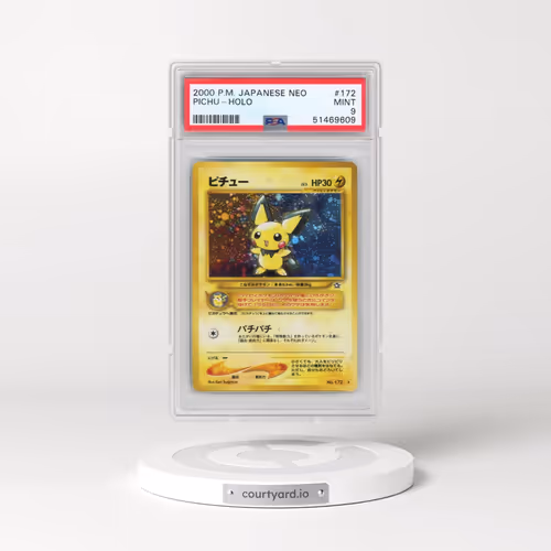 2000 Pokémon Neo #172 Pichu - Holo (PSA 9 MINT)