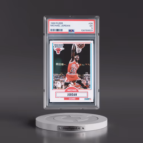 1990 Fleer #26 Michael Jordan (PSA 5 EX)