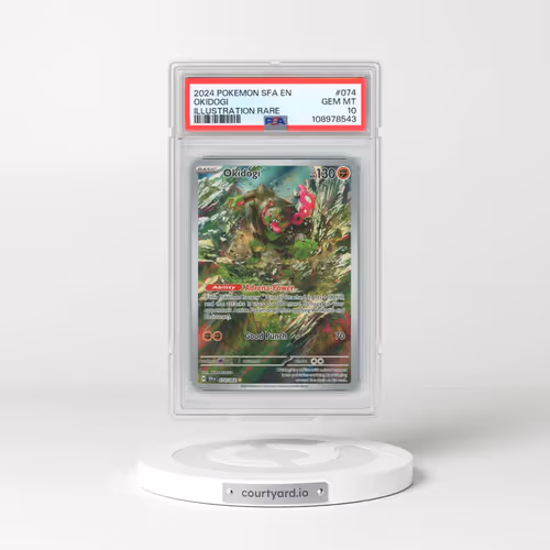 2024 Pokémon Sfa EN-Shrouded Fable #074 Okidogi - Illustration Rare (PSA 10 GEM MINT)