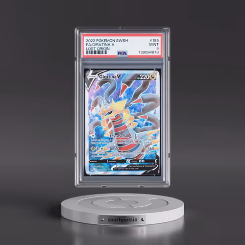 2022 Pokémon Sword & Shield Lost Origin #185 Giratina V - Holo Full Art (PSA 9 MINT)