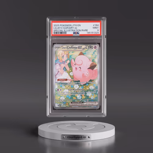 2025 Pokémon Jtg EN-Journey Together #184 Lillie's Clefairy EX - Holo Special Illustration Rare (PSA