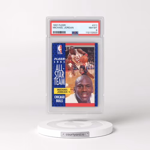 1991 Fleer #211 Michael Jordan (PSA 8 NM-MT)