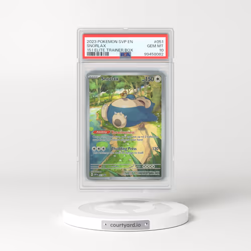 2023 Pokémon Svp EN-SV Black Star Promo #051 Snorlax - 151 Elite Trainer Box (PSA 10 GEM MINT)