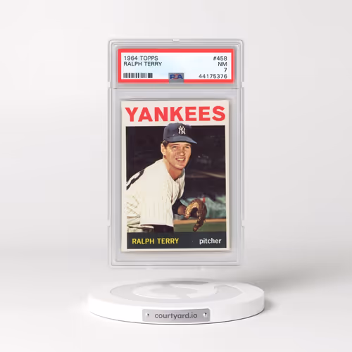 1964 Topps #458 Ralph Terry (PSA 7 NM)