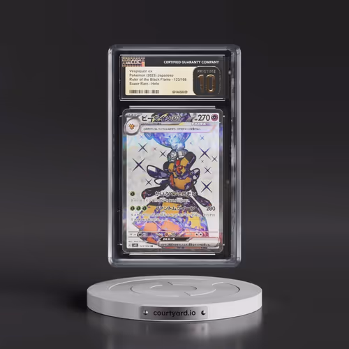 2023 Ruler of the Black Flame #123/108 Vespiquen ex - Super Rare Holo (CGC 10 PRISTINE)