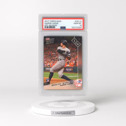 2017 Topps Now Off-Season #OS-21 Aaron Judge (PSA 10 GEM MINT)