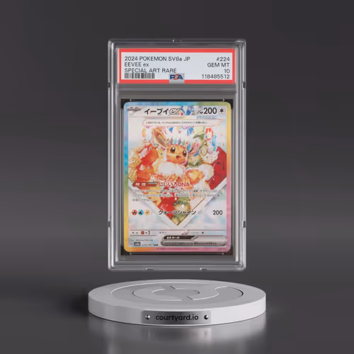 2024 Pokémon Sv8a-Terastal Fest EX #224 Eevee EX - Holo Special Art Rare (PSA 10 GEM MINT)