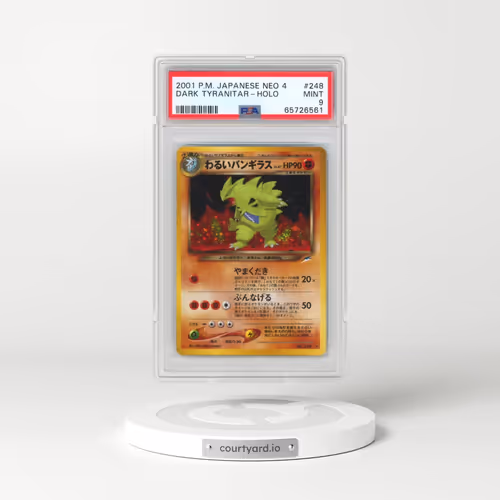 2001 Pokémon Neo 4 #248 Dark Tyranitar - Holo (PSA 9 MINT)