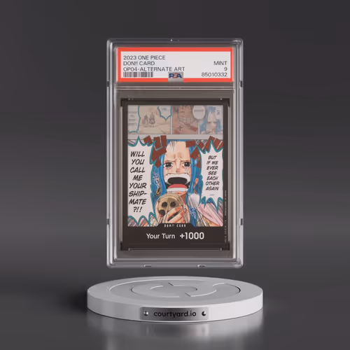 2023 One Piece OP04-Kingdoms of Intrigue Don!! Card - Alternate Art (PSA 9 MINT)
