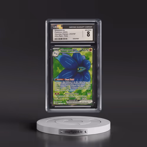 2023 Obsidian Flames - OBF EN #213/197 Glimmora ex - Ultra Rare Holo (CGC 8 NM-MT)