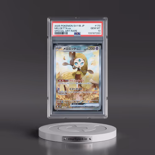 2025 Pokémon Sv11b-Black Bolt #170 Meloetta EX - Holo Special Art Rare (PSA 10 GEM MINT)