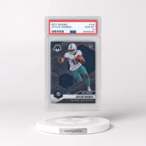 2021 Panini Mosaic #248 Jaylen Waddle (PSA 10 GEM MINT)