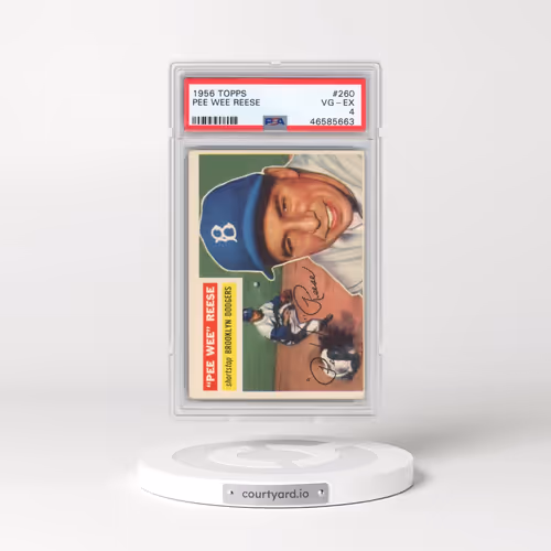 1956 Topps #260 Pee Wee Reese (PSA 4 VG-EX)