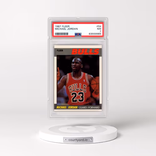 1987 Fleer #59 Michael Jordan (PSA 7 NM)