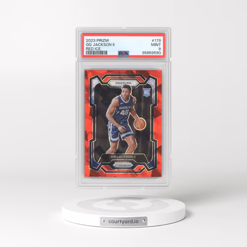 2023 Panini Prizm #179 GG Jackson II - Red Ice (PSA 9 MINT)