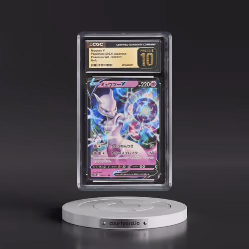 2022 Pokémon GO #030/071 Mewtwo V - Holo (CGC 10 PRISTINE)