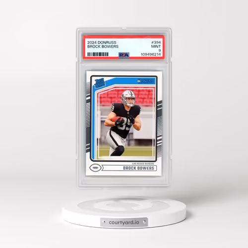 2024 Panini Donruss #394 Brock Bowers (PSA 9 MINT)
