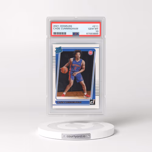 2021 Panini Donruss #211 Cade Cunningham (PSA 10 GEM MINT)