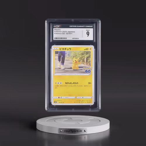 2022 Pokémon GO #027/071 Pikachu (CGC 9 MINT)