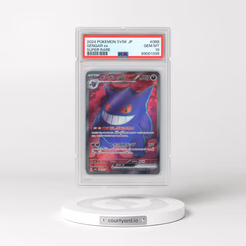 2024 Pokémon Sv5k-Wild Force #088 Gengar EX - Holo Super Rare (PSA 10 GEM MINT)