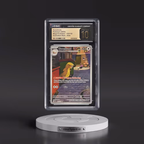 2025 Mega Evolution - MEG EN #153/132 Gumshoos - Illustration Rare Holo (CGC 10 PRISTINE)