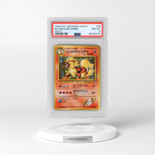 1999 Pokémon Gym 2 #59 Blaine's Arcanine - Holo (PSA 8 NM-MT)
