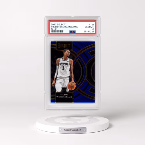 2023 Panini Select #121 Victor Wembanyama - Blue (PSA 10 GEM MINT)