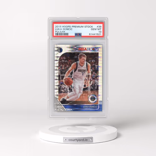2019 Panini Hoops Premium Stock #39 Luka Doncic - Pulsar (PSA 10 GEM MINT)