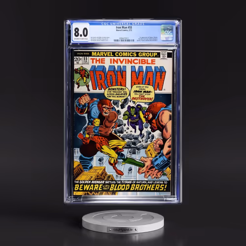 Iron Man #55 CGC 8.0 Off-white to White Pages (Marvel Comics, 2/73)