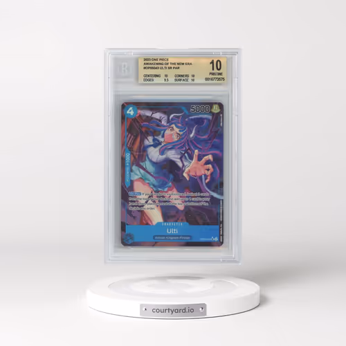 2023 One Piece Card Game Awakening of the New Era #OP05043 Ulti ALT ART SR (BGS 10 PRISTINE)