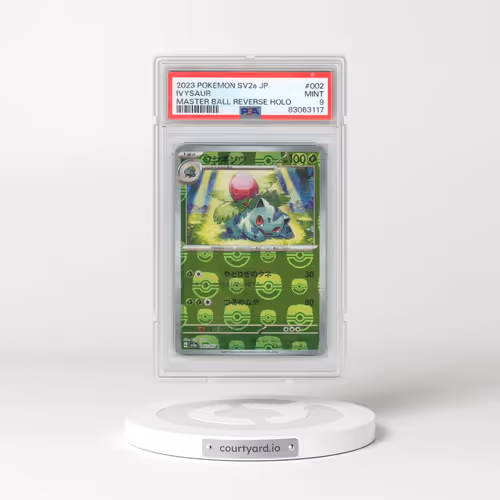 2023 Pokémon Sv2a-Pokemon 151 #002 Ivysaur - Reverse Holo Master Ball (PSA 9 MINT)