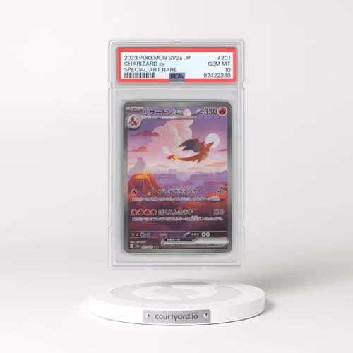 2023 Pokémon Sv2a-Pokemon 151 #201 Charizard EX - Holo Special Art Rare (PSA 10 GEM MINT)