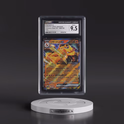 2023 Pokémon Card 151 #006/165 Charizard ex - Holo (CGC 9.5 MINT+)