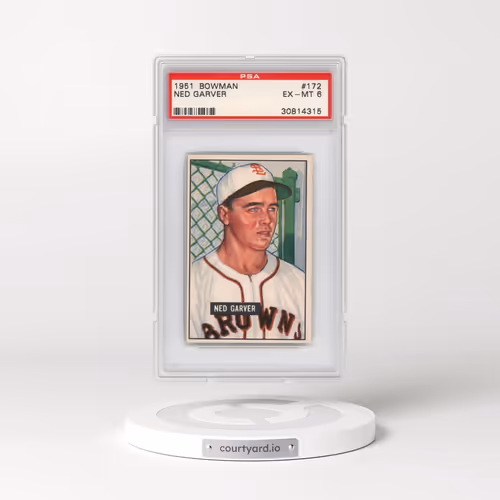 1951 Bowman #172 Ned Garver (PSA 6 EX-MT)