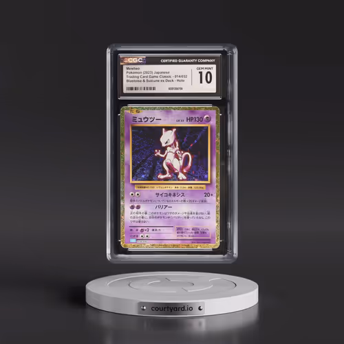 2023 Trading Card Game Classic - CLF, CLL, CLK #014/032 Mewtwo - Blastoise & Suicune ex Deck - CLK H