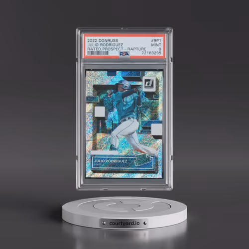 2022 Panini Donruss Rated Prospect #RP1 Julio Rodriguez - Rapture (PSA 9 MINT)