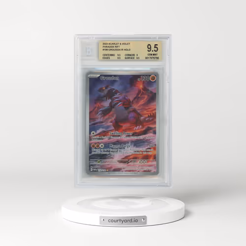 2023 Paradox Rift - PAR EN #199 Groudon - Illustration Rare (BGS 9.5 GEM MINT)