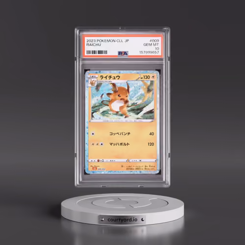 2023 Pokémon Cll-Trading Card Game Classic Charizard & HO-Oh EX Deck #9 Raichu