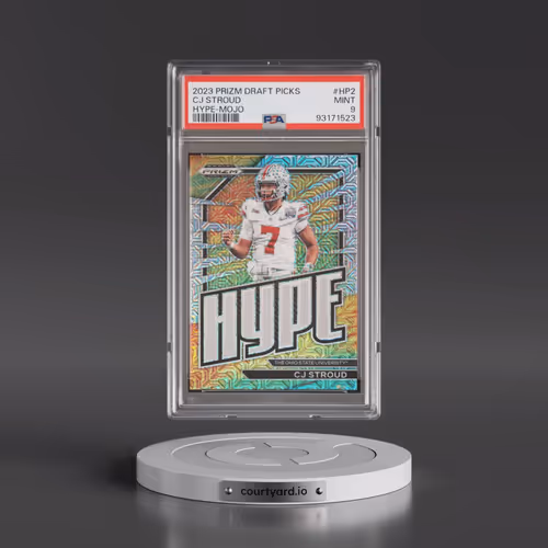 2023 Panini Prizm Draft Picks Hype #HP2 CJ Stroud - Mojo Prizm (PSA 9 MINT)
