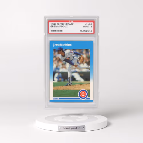 1987 Fleer Update #U-68 Greg Maddux (PSA 9 MINT)