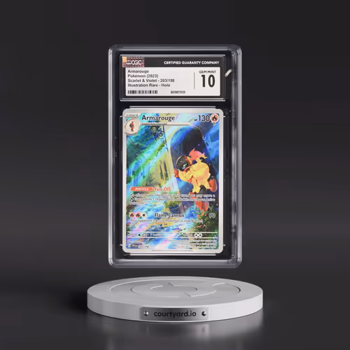 2023 Scarlet & Violet #203/198 Armarouge - Illustration Rare Holo (CGC 10 GEM MINT)
