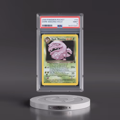 2000 Pokémon Rocket #14 Dark Weezing - Holo (PSA 9 MINT)