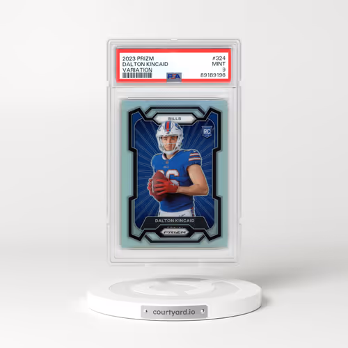 2023 Panini Prizm #324 Dalton Kincaid - Variation (PSA 9 MINT)