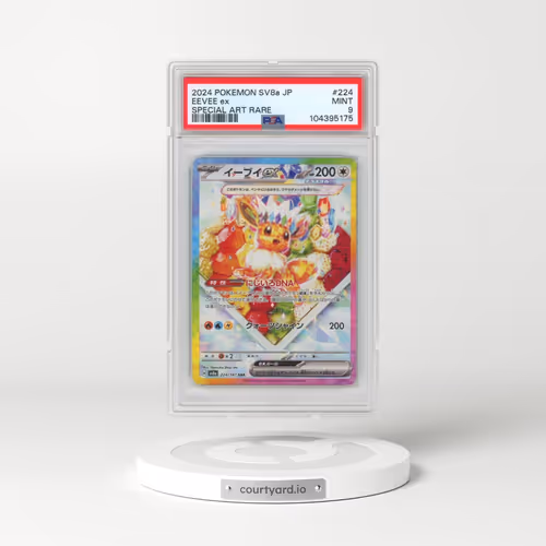 2024 Pokémon Sv8a-Terastal Fest EX #224 Eevee EX - Holo Special Art Rare (PSA 9 MINT)