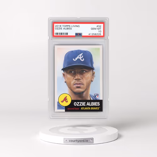 2018 Topps Living #32 Ozzie Albies (PSA 10 GEM MINT)